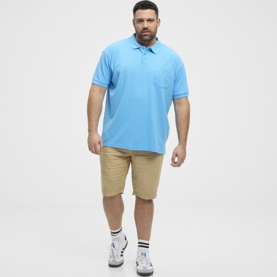 North Latitude Polo Pique Short Sleeve Turquoise - Поло тениски - мъжки тениски с яка големи размери
