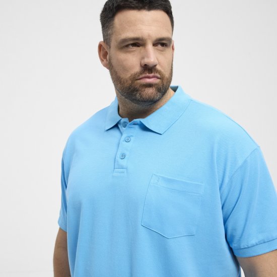 North Latitude Polo Pique Short Sleeve Turquoise - Поло тениски - мъжки тениски с яка големи размери