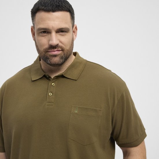 North Latitude Polo Pique Short Sleeve Green - Поло тениски - мъжки тениски с яка големи размери