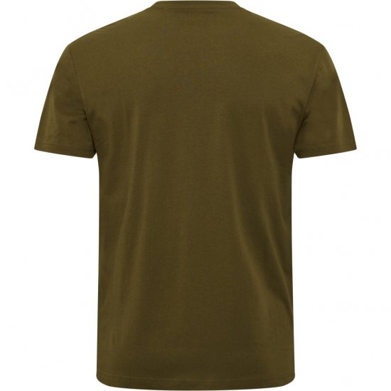 North Latitude T-Shirt Printed Short Sleeve Green - Тениски - мъжки тениски големи размери