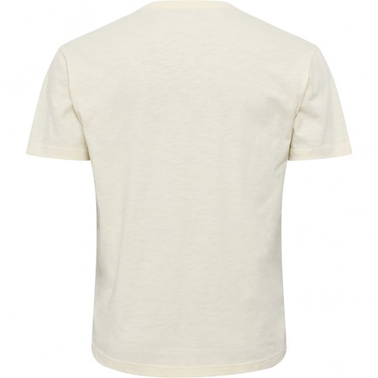 North Latitude T-shirt Printed Short Sleeve Off-White - Тениски - мъжки тениски големи размери