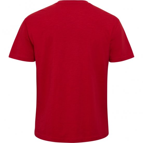 North Latitude T-Shirt Printed Short Sleeve Red - Тениски - мъжки тениски големи размери