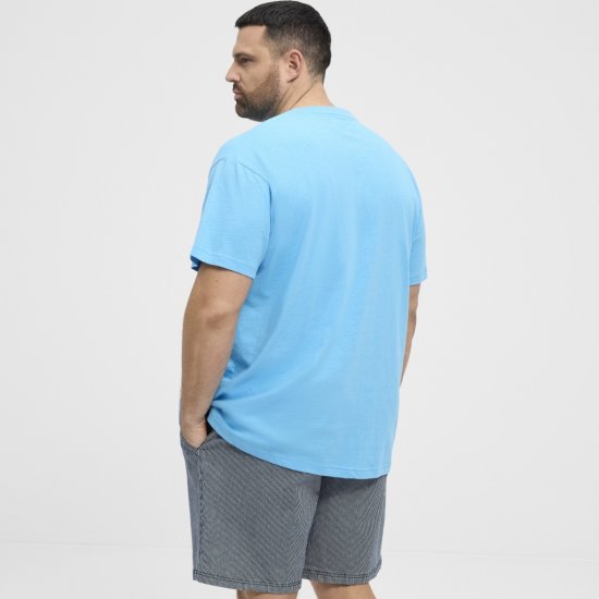 North Latitude T-Shirt Printed Turquoise - Тениски - мъжки тениски големи размери