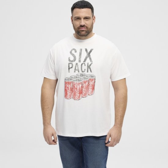 North Latitude T-Shirt Coca-Cola White - Тениски - мъжки тениски големи размери