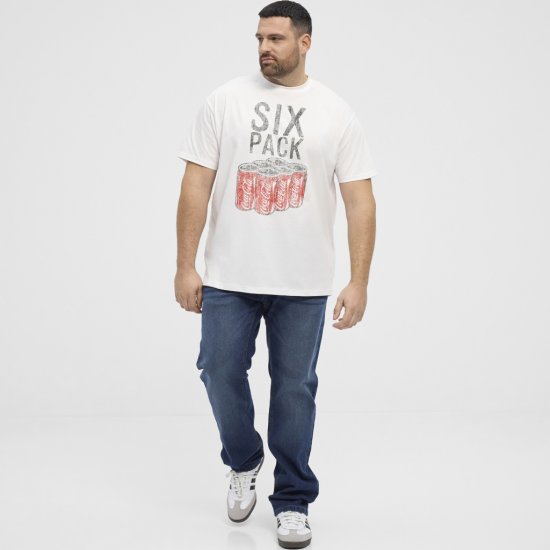 North Latitude T-Shirt Coca-Cola White - Тениски - мъжки тениски големи размери