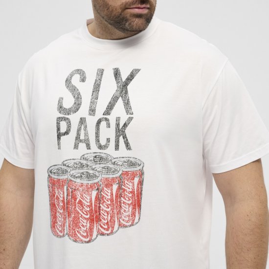 North Latitude T-Shirt Coca-Cola White - Тениски - мъжки тениски големи размери