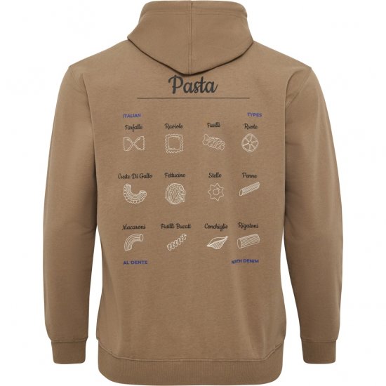 North Latitude Hoodie with Zipper Dark Sand TALL - TALL cуичъри - 