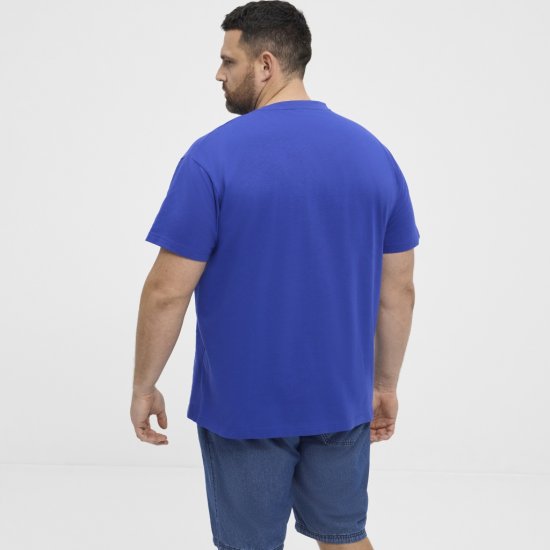North Latitude T-Shirt Printed Blue - Тениски - мъжки тениски големи размери