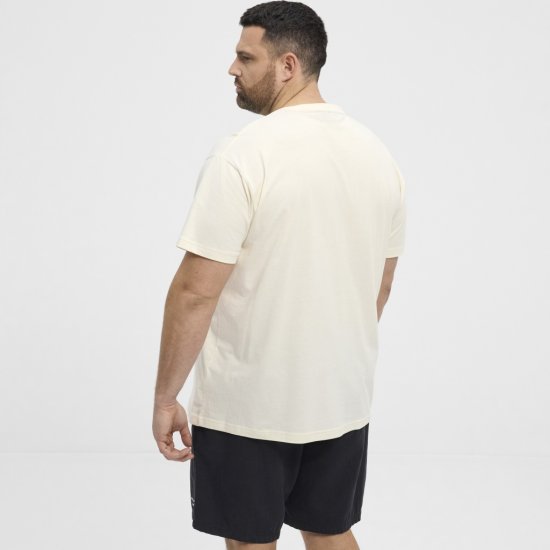 North Latitude T-Shirt Printed Off-White - Тениски - мъжки тениски големи размери