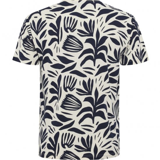 North Latitude T-shirt Allover Printed Navy - Тениски - мъжки тениски големи размери