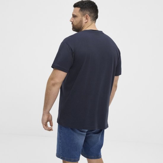 North Latitude T-Shirt Ice Cream Navy - Тениски - мъжки тениски големи размери