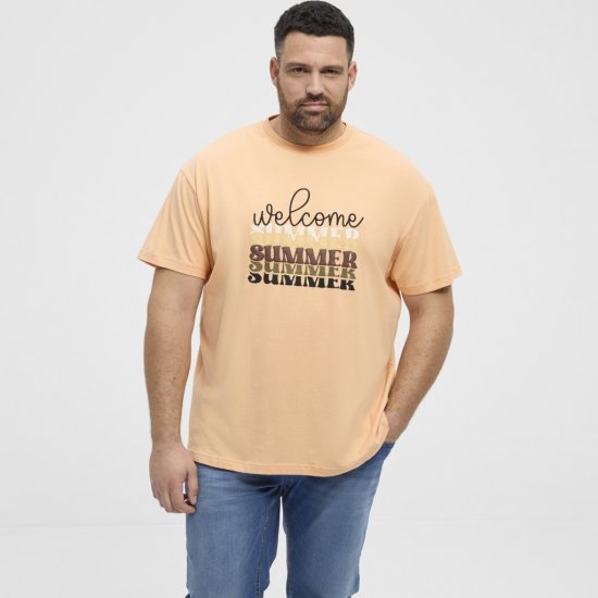 North Latitude T-Shirt Summer Peach - Тениски - мъжки тениски големи размери