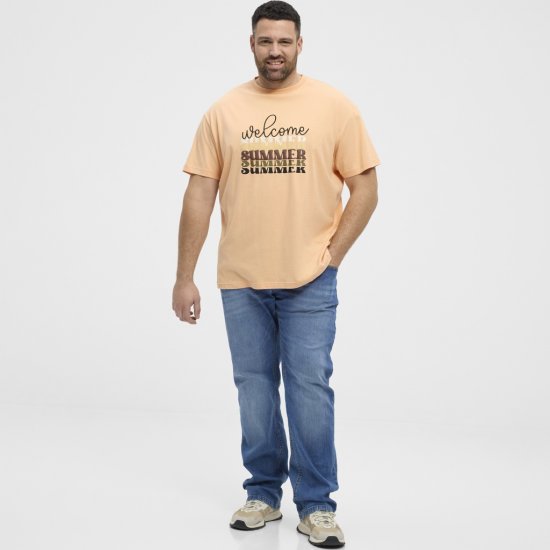 North Latitude T-Shirt Summer Peach - Тениски - мъжки тениски големи размери