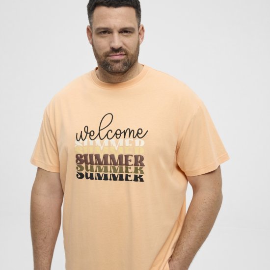 North Latitude T-Shirt Summer Peach - Тениски - мъжки тениски големи размери