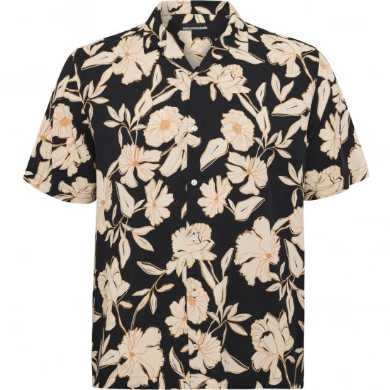 North Latitude Shirt Cuba Short Sleeve Navy - Ризи - мъжки ризи големи размери