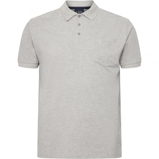 North Latitude Polo Short Sleeve Grey - Поло тениски - мъжки тениски с яка големи размери