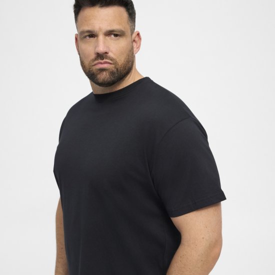 North Latitude T-Shirt 2-Pack Black - Тениски - мъжки тениски големи размери
