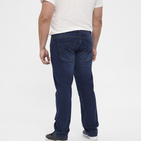 North Latitude Jeans Ringo Blue Used Wash - Дънки и панталони - мъжки Дънки и панталони големи размери