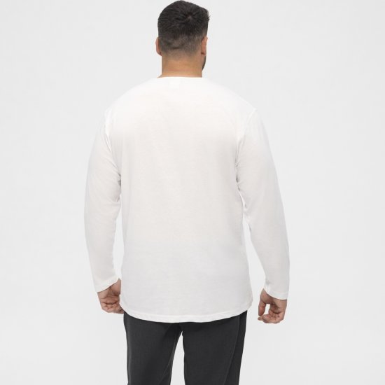 North Latitude T-Shirt Long Sleeve - Тениски - мъжки тениски големи размери