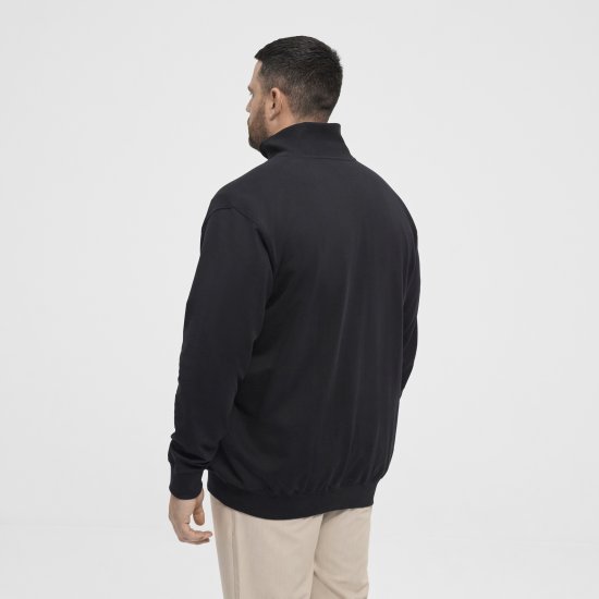 North Latitude Sweatshirt Cardigan Black - Суичъри & cуичъри с качулка - мъжки суичъри големи размери