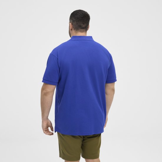North Latitude Polo Pique Short Sleeve Cobalt Blue - Поло тениски - мъжки тениски с яка големи размери