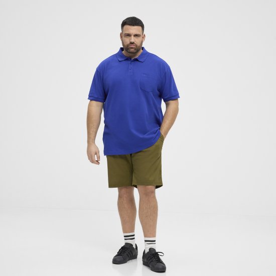 North Latitude Polo Pique Short Sleeve Cobalt Blue - Поло тениски - мъжки тениски с яка големи размери