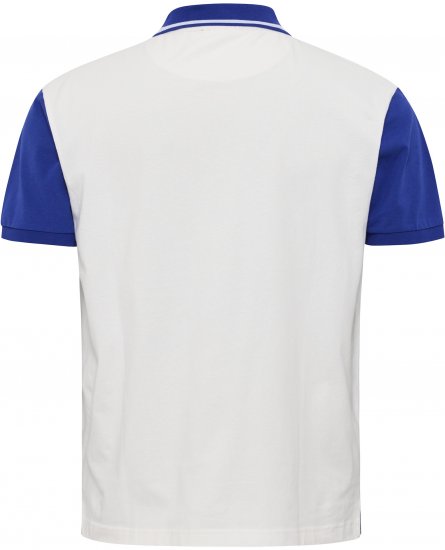 North Latitude Polo Short Sleeve Blue And White TALL - МЪЖКО ОБЛЕКЛО MT-6XLT - дрехи за високи мъже