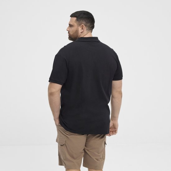 North Latitude Polo Pique Short Sleeve Black - Поло тениски - мъжки тениски с яка големи размери