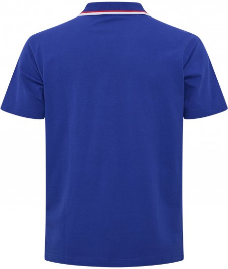 North Latitude Polo Pique V-Neck Blue - Поло тениски - мъжки тениски с яка големи размери