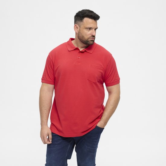 North Latitude Polo Short Sleeve Red - Поло тениски - мъжки тениски с яка големи размери