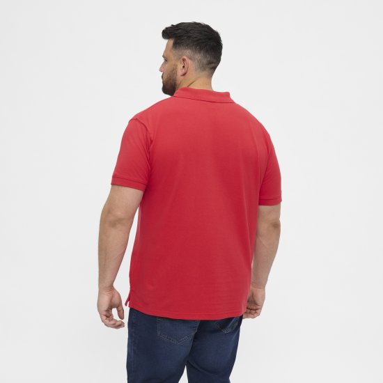 North Latitude Polo Short Sleeve Red - Поло тениски - мъжки тениски с яка големи размери