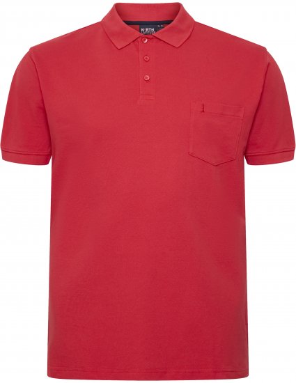 North Latitude Polo Short Sleeve Red - Поло тениски - мъжки тениски с яка големи размери