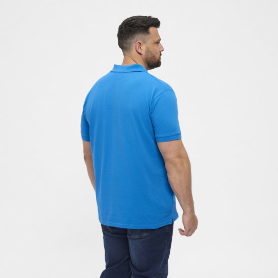 North Latitude Polo Short Sleeve Blue - Поло тениски - мъжки тениски с яка големи размери