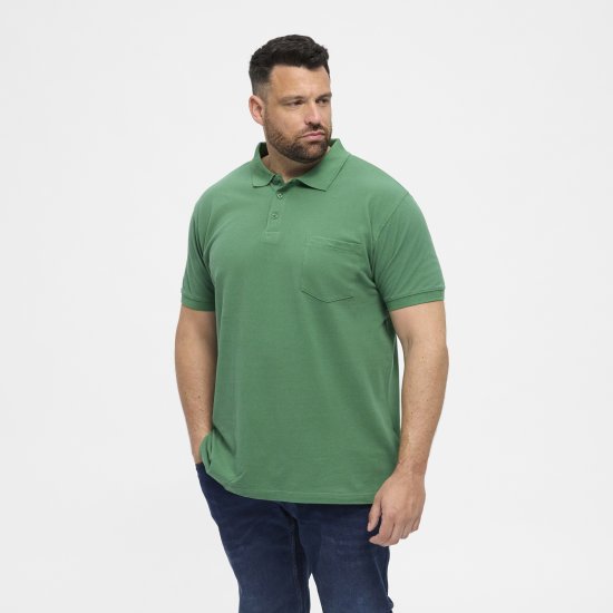 North Latitude Polo Short Sleeve Green - Поло тениски - мъжки тениски с яка големи размери