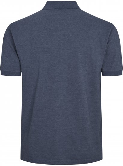 North Latitude Polo Short Sleeve Blue Melange TALL - МЪЖКО ОБЛЕКЛО MT-6XLT - дрехи за високи мъже