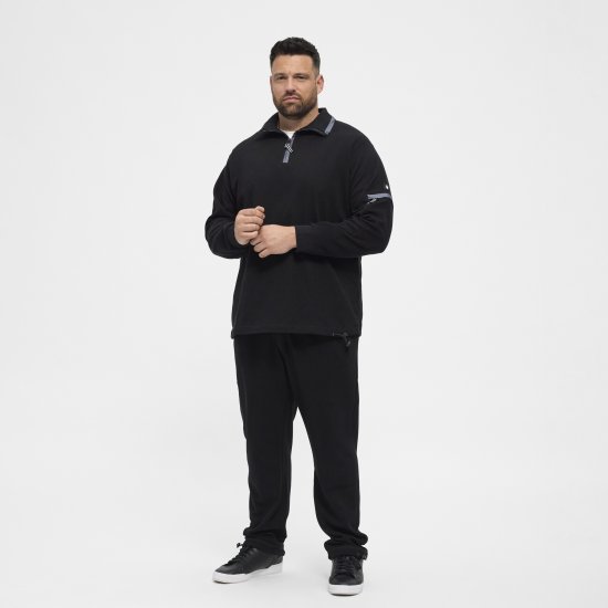 North Latitude Sweatshirt Ottoman Black - Суичъри & cуичъри с качулка - мъжки суичъри големи размери