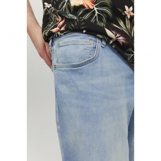 Jack & Jones MIKE ORIGINAL GE 314 Blue Denim - Дънки и панталони - мъжки Дънки и панталони големи размери