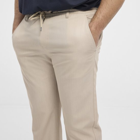 North Latitude 51143 Dress Pants Jog Style Beige - Дънки и панталони - мъжки Дънки и панталони големи размери