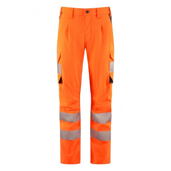 Leo Beckamoor Leo EcoViz Womens Stretch Cargo Trousers Orange - Работно облекло - 