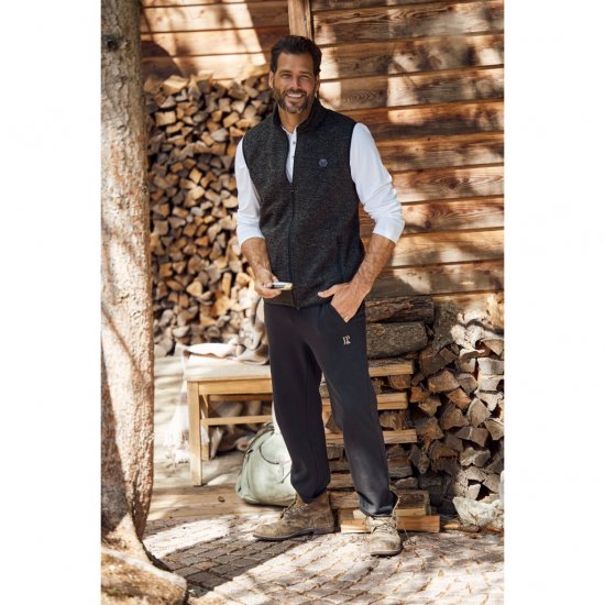 JP1880 Sweatpants Joggers Straight Cut Basic Fit Black TALL - МЪЖКО ОБЛЕКЛО MT-6XLT - дрехи за високи мъже