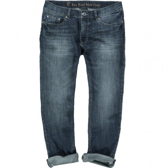JP1880 Jeans Straight Fit Super Stretch Denim Used Blue - Дънки и панталони - мъжки Дънки и панталони големи размери