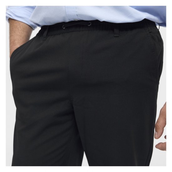 North Latitude Dress Pants Elastic Waist Black - Панталони - мъжки панталони големи размери