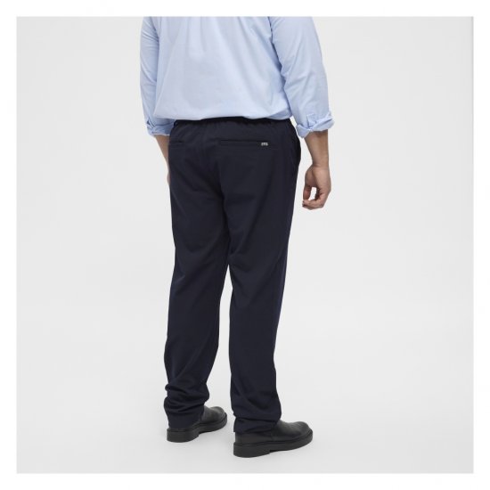 North Latitude Dress Pants Elastic Waist Navy Blue - Панталони - мъжки панталони големи размери