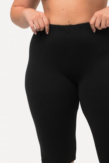 Ulla Popken Stretch Knit Bike Shorts Black - Ulla Popken - Ulla Popken макси дрехи