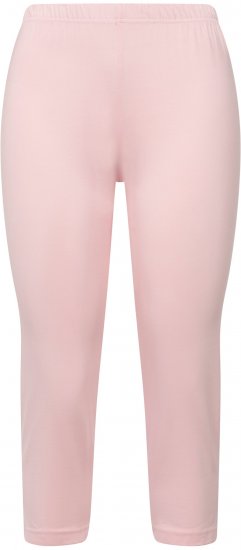 Ulla Popken Basic Stretch Knit Capris Pink - Дамски Дънки & Панталони в Големи Размери – Plus Size - 
