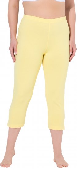Ulla Popken Basic Stretch Knit Capris Orange - Дамски Дънки & Панталони в Големи Размери – Plus Size - 