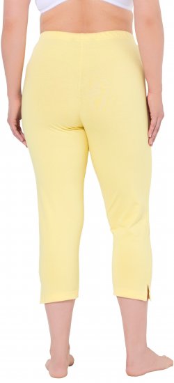 Ulla Popken Basic Stretch Knit Capris Orange - Дамски Дънки & Панталони в Големи Размери – Plus Size - 