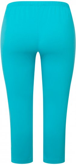 Ulla Popken Basic Stretch Knit Capris Blue - Дамски Дънки & Панталони в Големи Размери – Plus Size - 