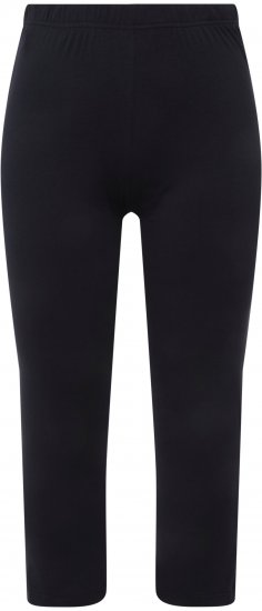 Ulla Popken Basic Stretch Knit Capris Navy - Дамски Дънки & Панталони в Големи Размери – Plus Size - 