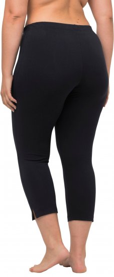 Ulla Popken Basic Stretch Knit Capris Navy - Дамски Дънки & Панталони в Големи Размери – Plus Size - 